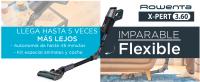 Rowenta aspiradora escoba sin cable X-Pert 3.60 Flex, con 3 funciones en 1, autonomía de 45 minutos, batería de litio, tubo flexible, fácil acceso del suelo hasta el techo, aspiradora versátil con cabezal con luces led, RH6971WO - details 0