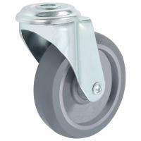 vidaXL Ruedas giratorias con agujero pasador 4 unidades 100 mm - details 2
