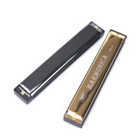 Harmonica Profesional De 24 Agujeros Para Principiantes Instrumento Musical De Metal Organ Blues Harp Harmonium - details 2