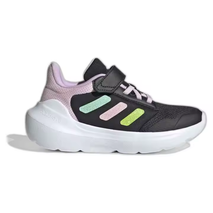Zapatillas Adidas Tensaur Run 3.0 El C Negro Multicolor Ih1052 Running Niña - 1