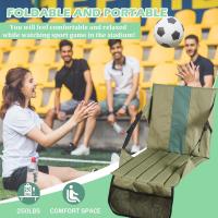 Cojín de asiento de estadio portátil Cojín de asiento de tribuna con respaldo Cojín de asiento de estadio plegable Bolsa de malla Almacenamiento - details 3