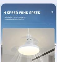 Ventilador De Techo Pequeño Multifuncional 40cm Con Control Remoto Silencioso Y Hojas Invisibles Para Sala De Estar Oficina Estudio - details 16