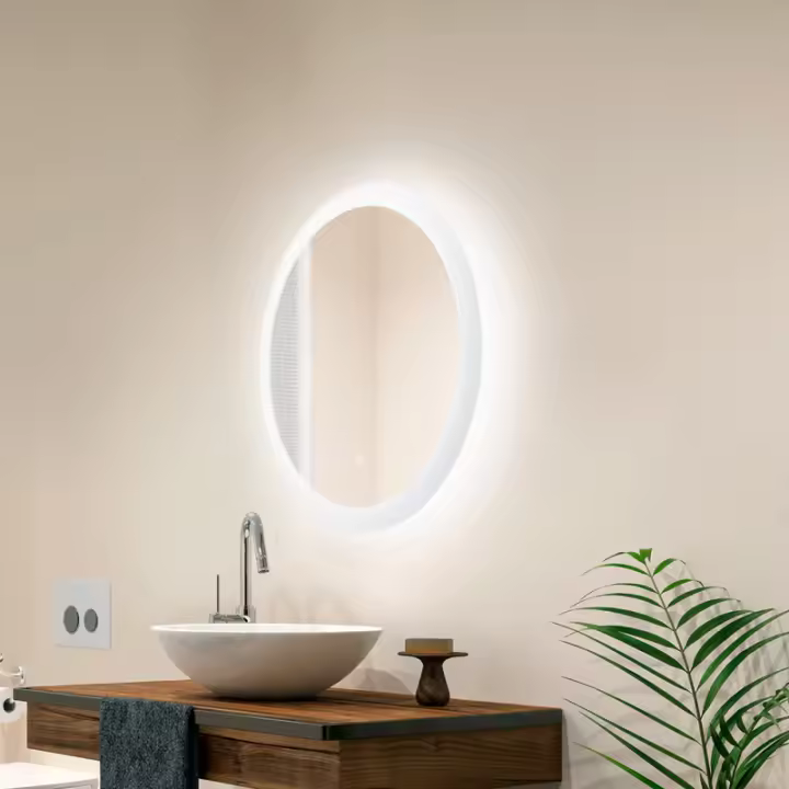 GreenIce | Espejo Iluminado Baño LED 15W Ø60Cm Interruptor Táctil Dimable 40.000H [SUN-SYJ-16308] - 1