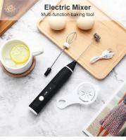 Batidor Eléctrico Mini de Acero Inoxidable para Cocina Hogareña Herramienta de Cocina para Crema Leche Cafe Té - details 1