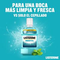 Listerine Enjuague Bucal Mentol 1L, Pack Ahorro 2x1L, Colutorio Con Flúor, Ofrece 24 Horas De Protección, Elixir bucal Mentolado Para un Aliento Fresco y Duradero - details 0