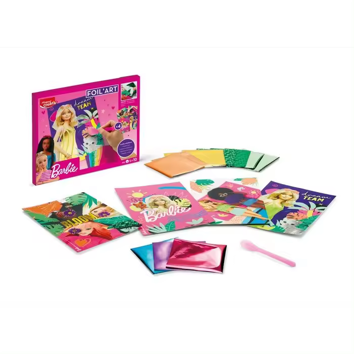 MAPED SET FOIL ART BARBIE BARBIE 26x141x195 Cms. - 1