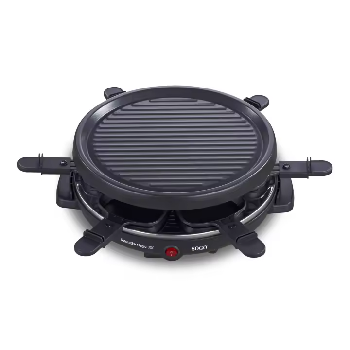 Raclette Sogo para 6 Personas -28Cm-800W - 1