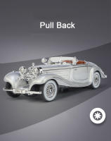Modelo De Coche De Aleación De Zinc Vintage 1/24 Con Sonido Y Luz Juguete De Simulación Para Niños Colección De Regalo De Cumpleaños Tamaño Ajustable - details 5