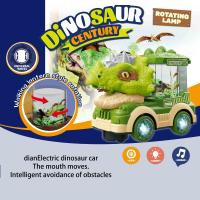 Coche De Dinosaurio Eléctrico Con Luz Y Música Sprayer Triceratops Tyrannosaurus Rex Juguete Para Niños Y Niñas Edad Recomendada 4-12 Años - details 2