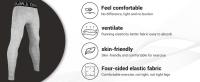 Pantalones De Rendija Para Hombre Deporte Secado Rápido Gimnasio Fitness Entrenamiento Correr Trousers Compresión Deportiva - details 5