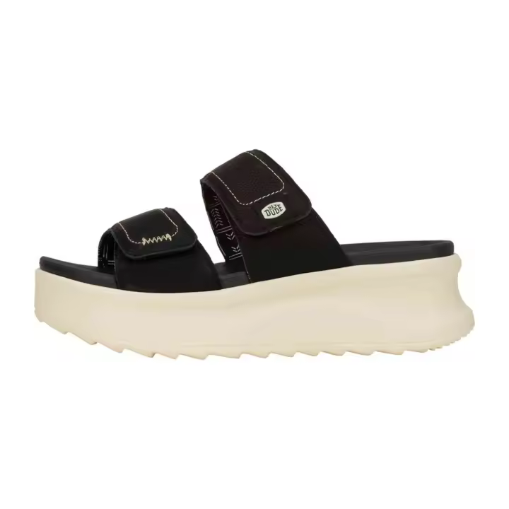 Sandalias marca Hey Dude modelo Hd41760-001 para mujer en color negro - 1