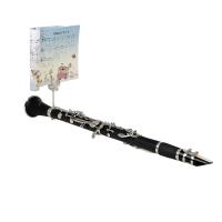 Soporte De Música Portátil Para Clarinete Trompeta Flauta Saxofón Y Otros Instrumentos De Viento Accesorio Para Principiantes Color Plata Material Metálico - details 3