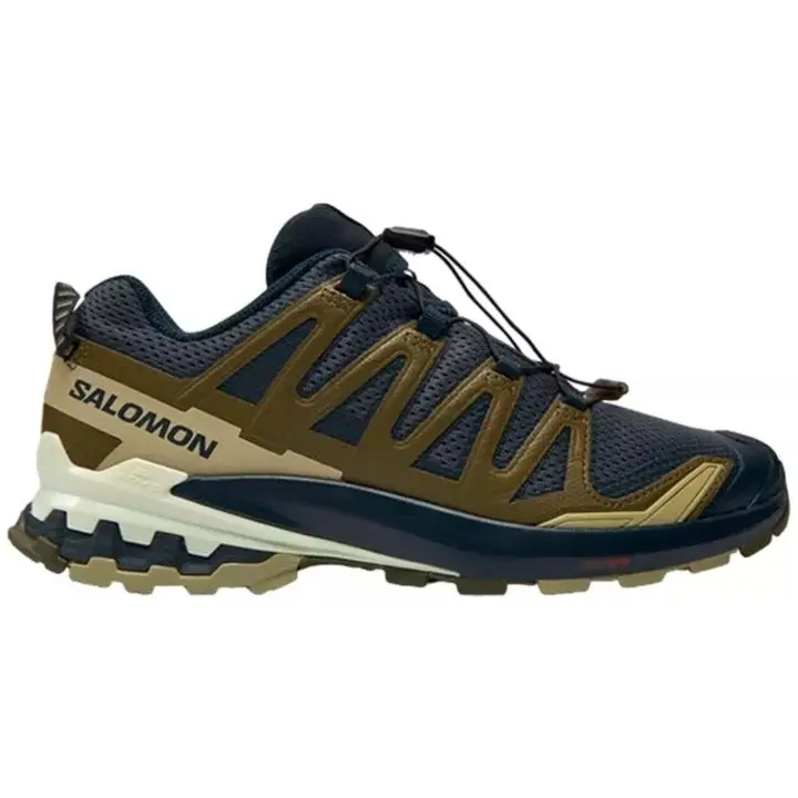 Calzado Outdoor marca Salomon modelo L47467500 para hombre en color verde - 1