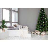 MEJORADA Árbol de Navidad Artificial Automontable Abeto Extra Relleno de Doble Hojas Combinadas 150-210cm Abies C/Soporte Metálico - details 5