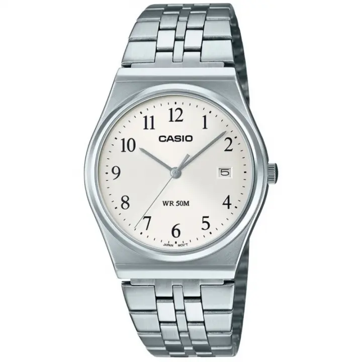 Casio  Mtp-b145d-7bvdf Reloj De Pulsera Analógico Para Unisex Color Plateado - 1