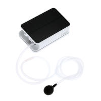 Anself 5V Oxygenador De Acuario Con Bomba De Oxígeno Y Piedras De Aire Para Tanque De Peces Y Pesca Carga Solar/DC Material Plástico Potencia 5W - details 2