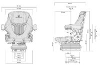 Asiento Compacto confort M con Suspensión de Aire - details 1