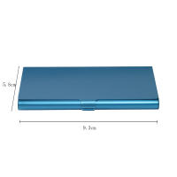 Caja De Metal Para Tarjetas De Negocio Creativa De Aleación De Aluminio Portaidentificación Y Monedas Unisex Colorido - details 23