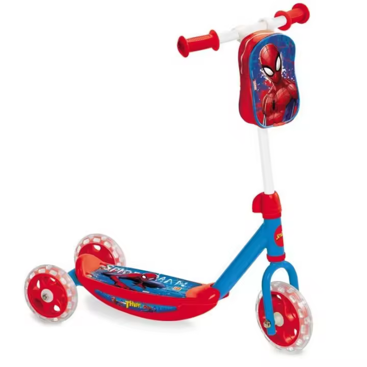 1º PATINETE 3 RUEDAS - SPIDERMAN    47 X 13 X 23 MONDO 28692 - 1