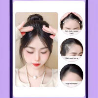 Extensiones De Pelo Synético Con Franja Media Parte Falsa Clip-In Textura Natural Invisible Para Mujeres Peluca De Sintetico - details 7
