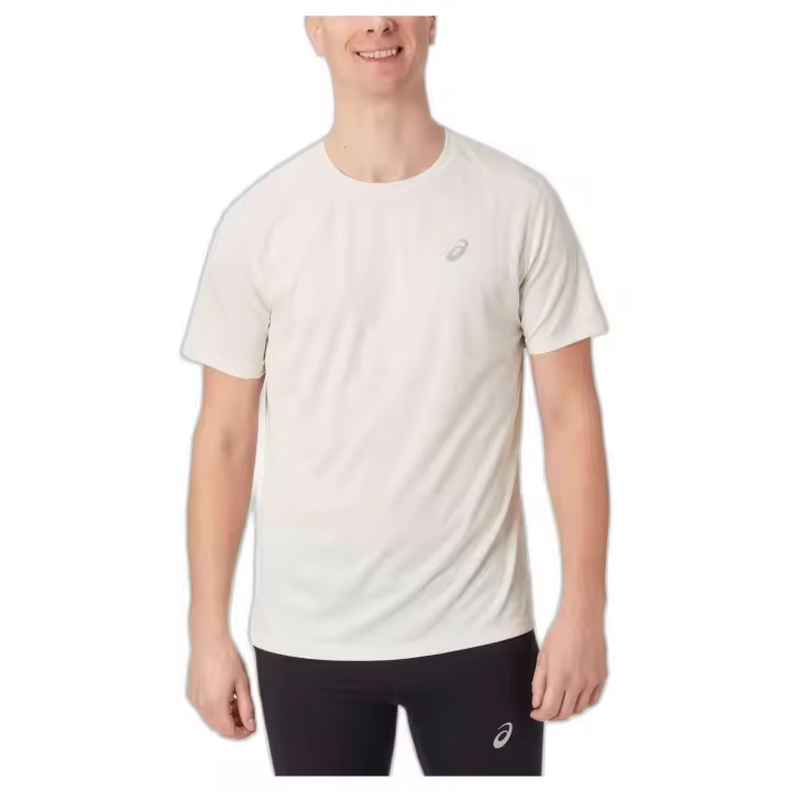 Camiseta Asics Core Ss Top Para Hombre En Color Blanco - 1