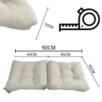 REINO MANSIDI  1 und de Cojines 90x45x10cm con Respaldo para Sillas de Terraza Beige 90x45x10cm - details 0