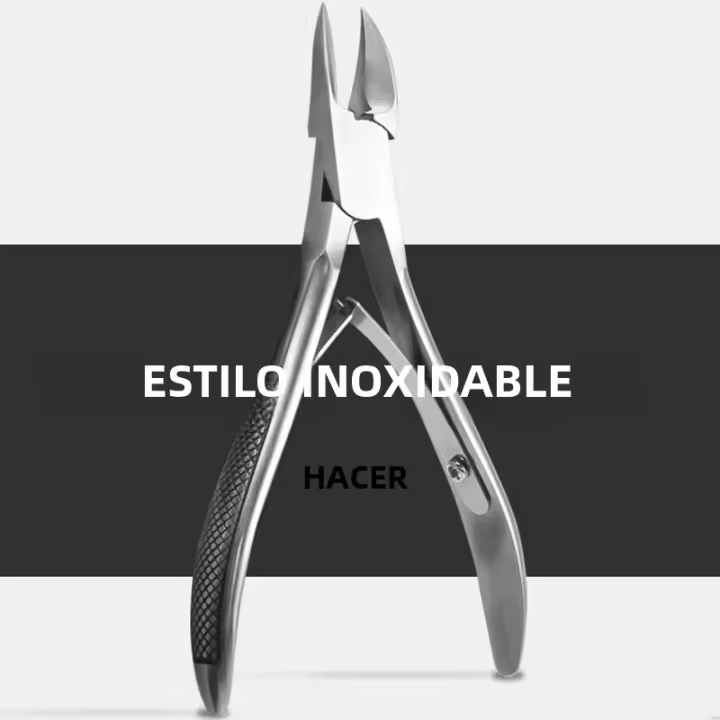 1Pcs Cortauñas Plancha De Toenails Plata Herramienta De Manicura Y Pedicura Para Eliminar Piel Muerta Con Corte De Uña Y Clipper - 1
