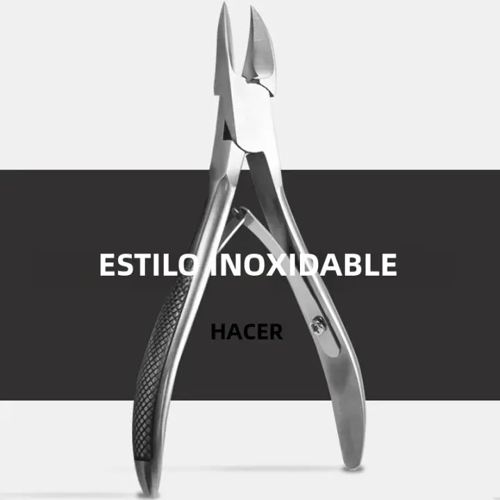 1Pcs Cortauñas Plancha De Toenails Plata Herramienta De Manicura Y Pedicura Para Eliminar Piel Muerta Con Corte De Uña Y Clipper - 1