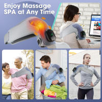 Masajeador magnético deslizante para articulaciones de hombros, dispositivo de terapia de masaje vibratorio con calor para hombros (2025) - details 12