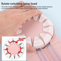 Cortadora De Papel Multifuncional 12 En 1 Con Corte Rotativo De 360 Grados Herramienta De Corte Manual Para Manualidades - details 4