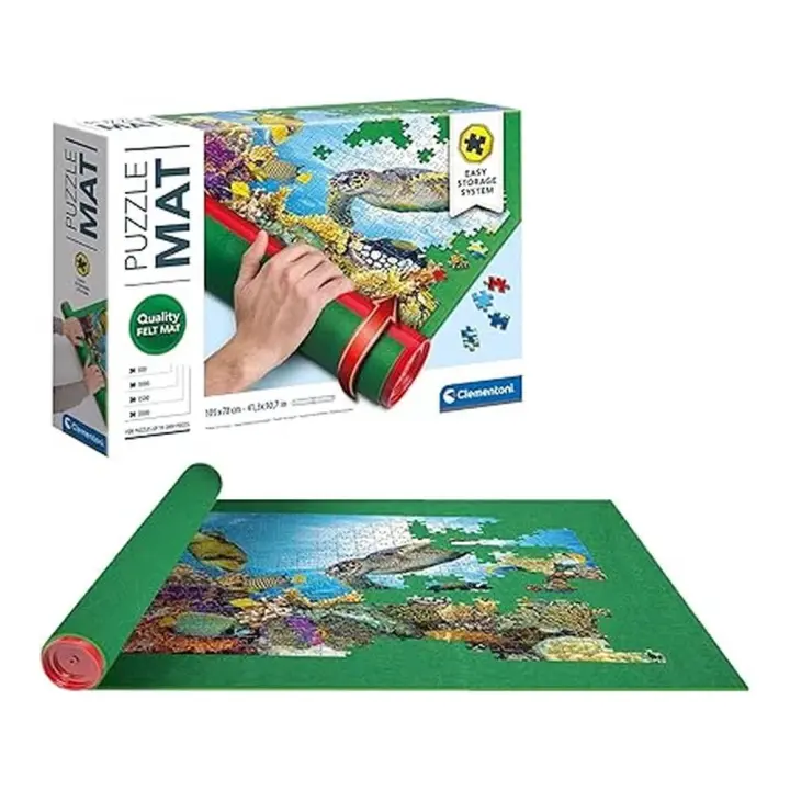 Clementoni Tapete para Puzzles Color Verde 30229 - 1