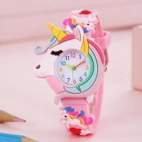 Reloj De Cuarzo Para Niños Y Niñas 2024 Nuevo Con Imagen De Nube Arcoíris Bandeja De Silicona Dibujos Animados Lindos Resistentes Al Choque - details 3