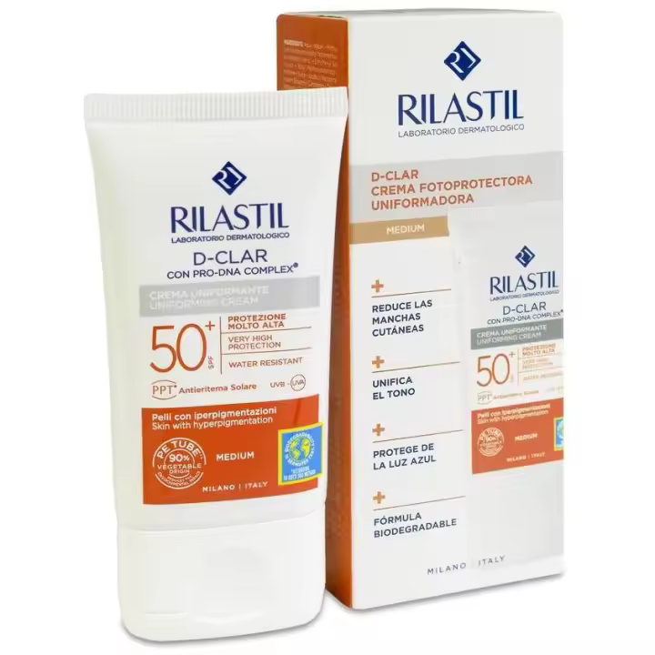 Rilastil Sun System D-Clar Crema Solar Anti-Manchas Medium Color Spf50+ 40Ml - 1