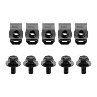 Tornillos Y Retenedores De Cuerpo De Coche M6 Para Cubierta Del Motor Guardabarros Guardia Antisalpicaduras Guardabarros Freno Liner Clip U - details 5