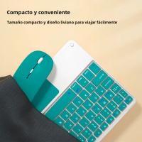 Teclado Táctil Y Mouse Para Android IOS Windows Xiaomi Rosa Teclado Inalámbrico Multilenguaje Para Ipad Con Larga Duración De La Batería - details 5