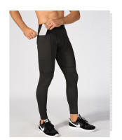 Pantalones deportivos ajustados para hombre, pantalones de chándal transpirables de secado rápido, pantalones de cintura elástica, mallas para entrenamiento, Fitness, trotar, pantalones de gimnasio para hombre - details 9