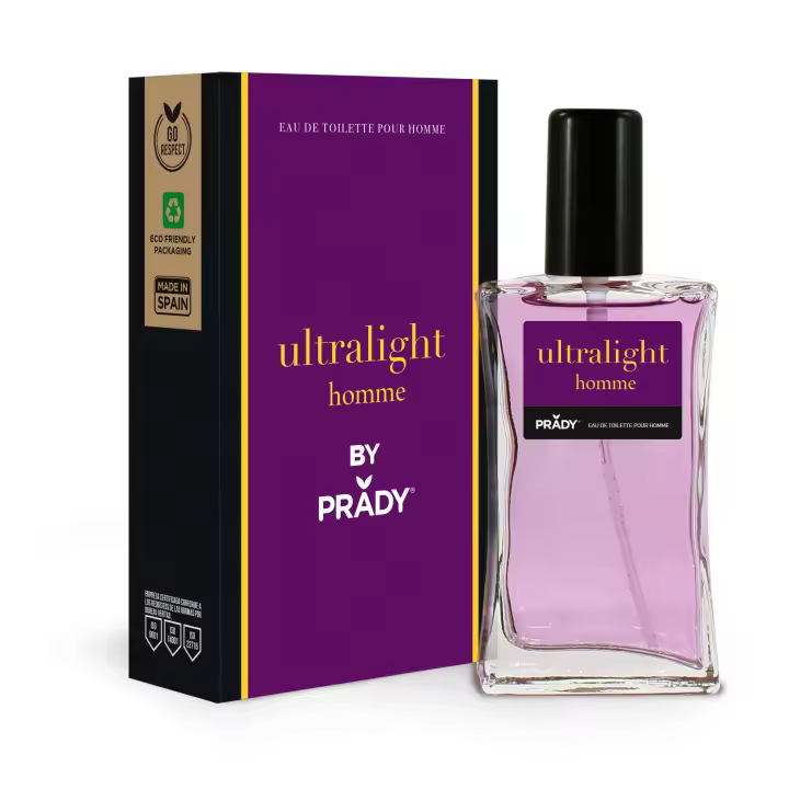 Eau de Toilette Ultralight para Hombres 90ml - Prady - 1