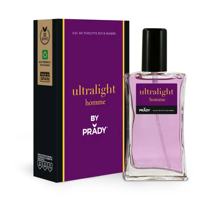 Eau de Toilette Ultralight para Hombres 90ml - Prady - 1