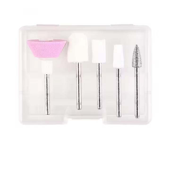 Juego De 5 Brocas De Joyería Cerámica Diamante Para Máquina De Uñas Herramientas De Pulido Electrónico De Metal Accesorios Para Joyería - 1