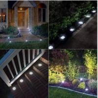Luz Solar Exterior 8 LED para Jardín Blanco Frío IP65 - details 3