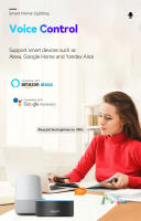 Lámpara de Techo LED Inteligente de 30W Control Remoto, Control de Voz, Luces Google Home - details 5