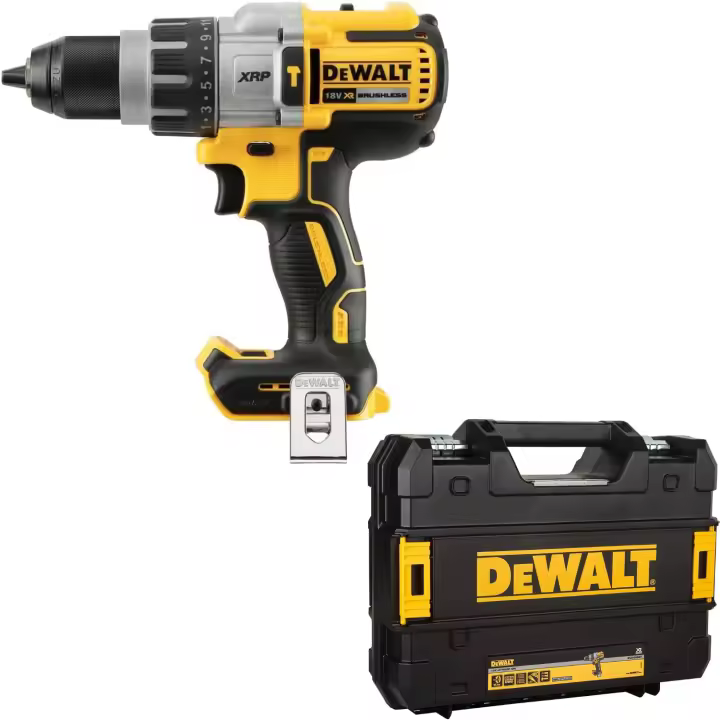 DeWalt DCD996NT - XJ - Taladro Percutor sin Escobillas XR 18V XRP 13mm 95Nm (No se Incluye Cargador ni Batería) con Maletín TSTAK - 1