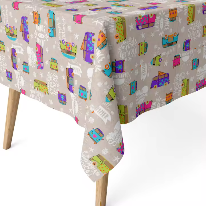 Mantel Resinado Auto Valentia Home | Protege Tu Mesa | Impermeable y Antimanchas - 1