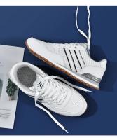 Zapatos De Correr Clásicos Para Hombre Zapatillas De Deporte Al Aire Libre Transpirables De Cuero Sintético Y Lona Suave Para Caminar Y Correr Media Maratón - details 30