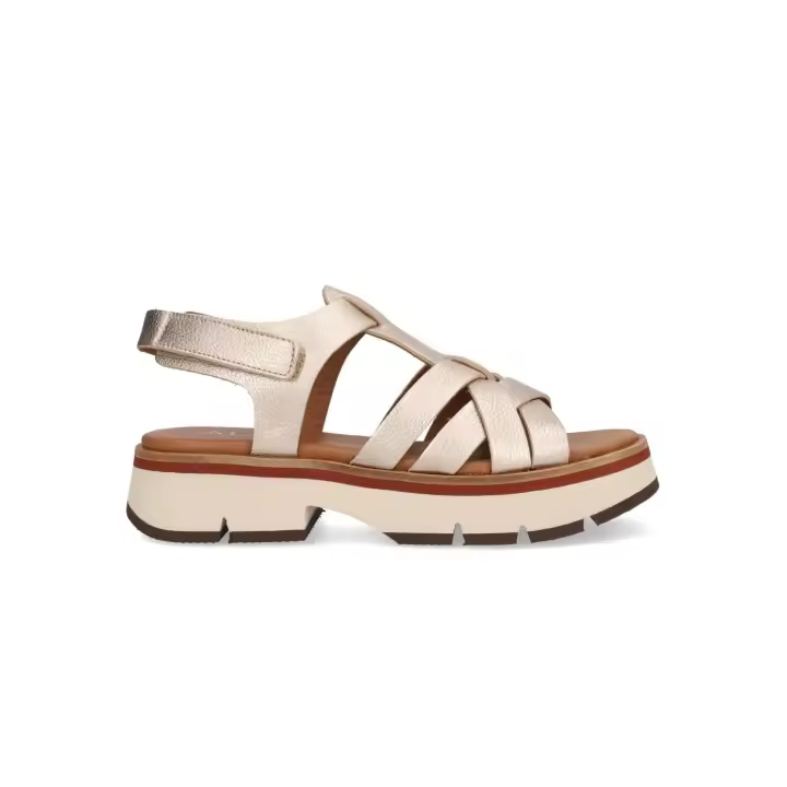 Sandalias Alpe Mujer Platino - 1