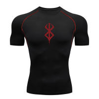 Camiseta De Compresión Para Hombre Anime Berserk Guts Fitness Running Deporte Técnica De Secado Rápido Transpirable Para Verano - details 11