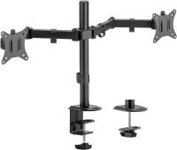 Aisens Soporte Monitor Doble Escritorio Mesa para Dos Pantallas de 17 a 32 Pulgadas 17" a 32" VESA 75/100 mm Gestión del Cableado Brazo de Montaje Articulado Ajuste 3D Altura con Inclinación, Giratorio, Rotar 9 kg Por Brazo - DT32TSR-149 - details 1
