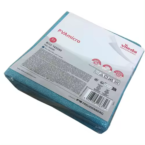 Bayeta PVA Micro azul Vileda paquete 5 unidades - 1