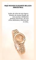 Reloj De Pulsera De Cuarzo Para Mujer YASHIDUN De Moda Resistente Al Agua Con Correa De Acero Inoxidable Display De Agujas Y Calendario Completo - details 0