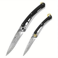 Cuchillo Plegable Portátil Para Exteriores Con Hoja De Acero Inoxidable Llavero Colgante Herramientas De Camping Viaje Regalos De Vacaciones - details 5